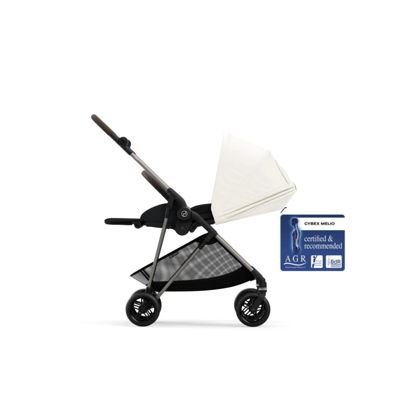 Прогулянкова коляска Cybex Melio - Canvas White