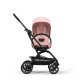 Прогулянкова коляска Cybex Eezy S Twist+ 2 BLK Candy Pink (з бампером та дощовиком)