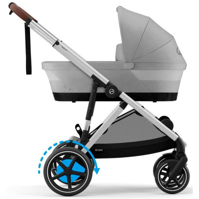 Прогулянкова коляска Cybex eGazelle S SLV Stone Grey