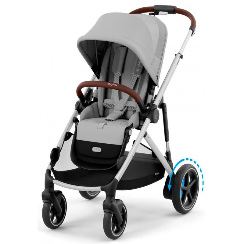 Прогулянкова коляска Cybex eGazelle S SLV Stone Grey