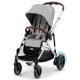 Прогулянкова коляска Cybex eGazelle S SLV Stone Grey