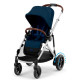 Прогулянкова коляска Cybex eGazelle S SLV Ocean Blue