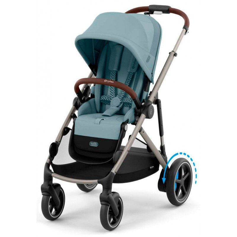 Прогулянкова коляска Cybex eGazelle S TPE Stormy Blue