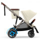 Прогулянкова коляска Cybex eGazelle S TPE Seashell Beige