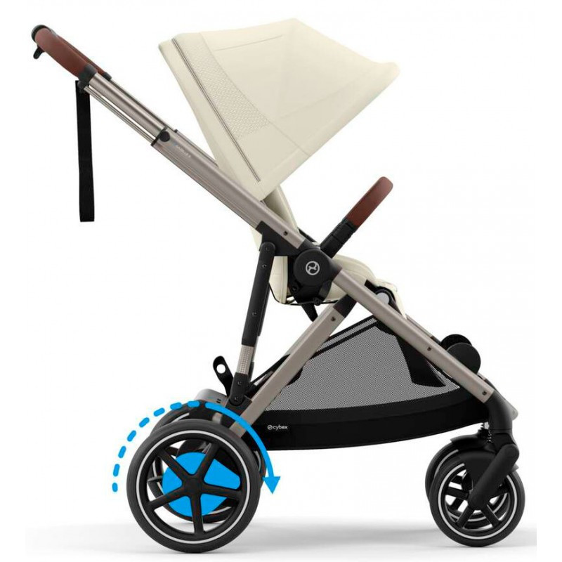 Прогулянкова коляска Cybex eGazelle S TPE Seashell Beige