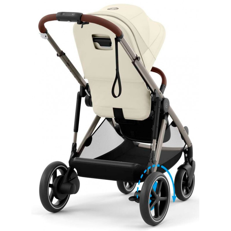 Прогулянкова коляска Cybex eGazelle S TPE Seashell Beige