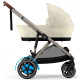 Прогулянкова коляска Cybex eGazelle S TPE Seashell Beige
