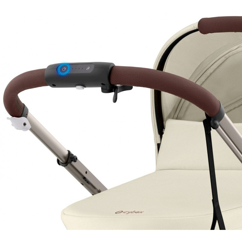 Прогулянкова коляска Cybex eGazelle S TPE Seashell Beige