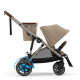 Прогулянкова коляска Cybex eGazelle S TPE Almond Beige