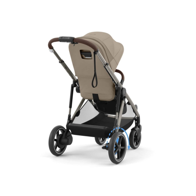 Прогулянкова коляска Cybex eGazelle S TPE Almond Beige