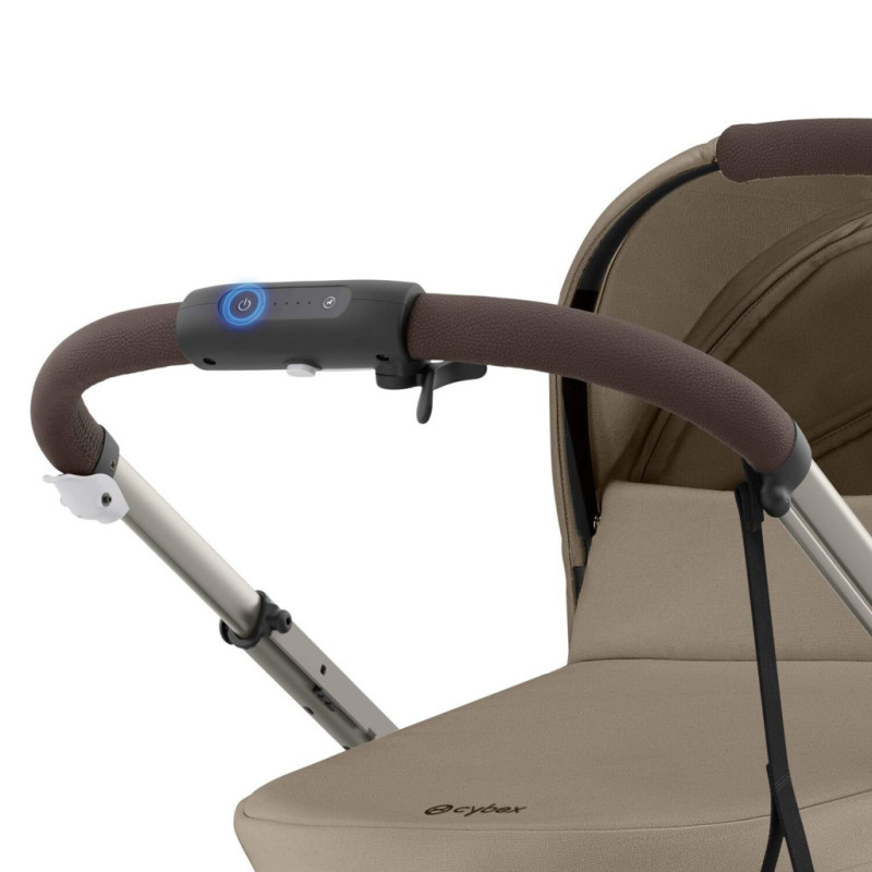 Прогулянкова коляска Cybex eGazelle S TPE Almond Beige