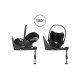 Автокрісло Cybex Cloud T-iSize Urban Mobility Black