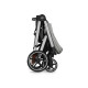 Прогулянкова коляска Cybex Balios S Lux SLV Stone Grey з бампером