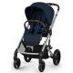 Прогулянкова коляска Cybex Balios S Lux SLV Ocean Blue з бампером