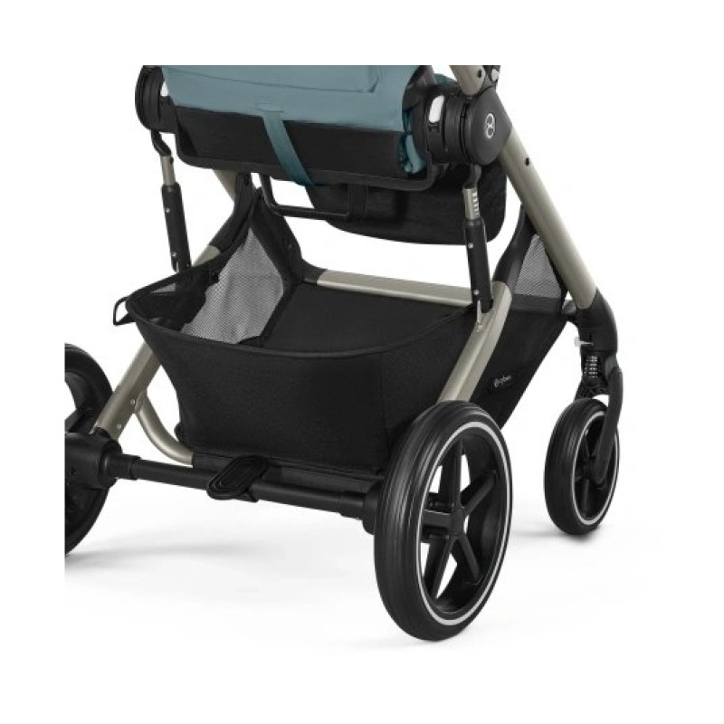 Прогулянкова коляска Cybex Balios S Lux TPE Stormy Blue з бампером
