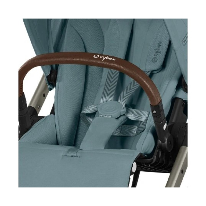 Прогулянкова коляска Cybex Balios S Lux TPE Stormy Blue з бампером