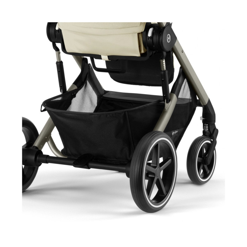 Прогулянкова коляска Cybex Balios S Lux TPE Seashell Beige з бампером