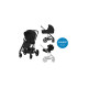 Універсальна коляска 3 в 1 Cybex Balios S 3 в1 BLK Moon Black