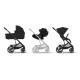 Універсальна коляска 3 в 1 Cybex Balios S 3 в1 BLK Moon Black