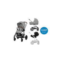 Універсальна коляска 3 в 1 Cybex Balios S SLV Stone Grey