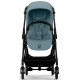 Прогулянкова коляска Cybex Melio Carbon Stormy Blue (з бампером