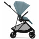 Прогулянкова коляска Cybex Melio Carbon Stormy Blue (з бампером
