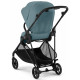 Прогулянкова коляска Cybex Melio Carbon Stormy Blue (з бампером