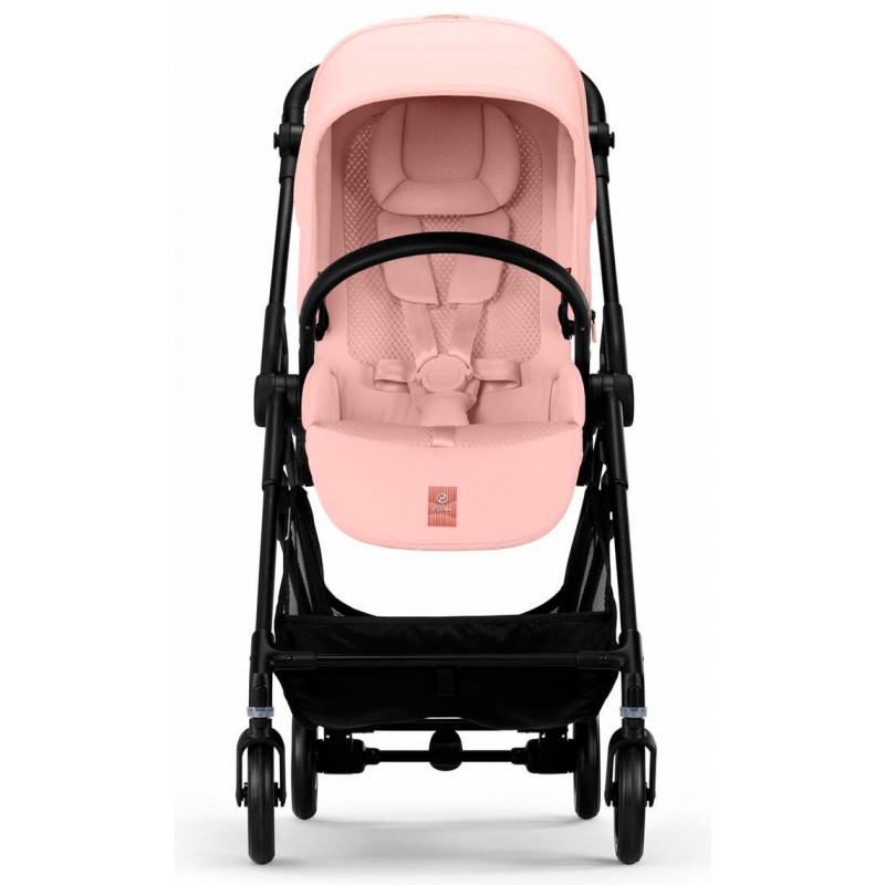 Прогулянкова коляска Cybex Melio Carbon Candy Pink (з бампером)