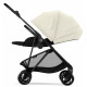 Прогулянкова коляска Cybex Melio Carbon Canvas White (з бампером)