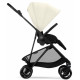 Прогулянкова коляска Cybex Melio Carbon Canvas White (з бампером)