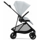 Прогулянкова коляска Cybex Melio Carbon Fog Grey (з бампером)
