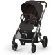 Прогулянкова коляска Cybex Balios S Lux TPE Chocolate Brown з бампером