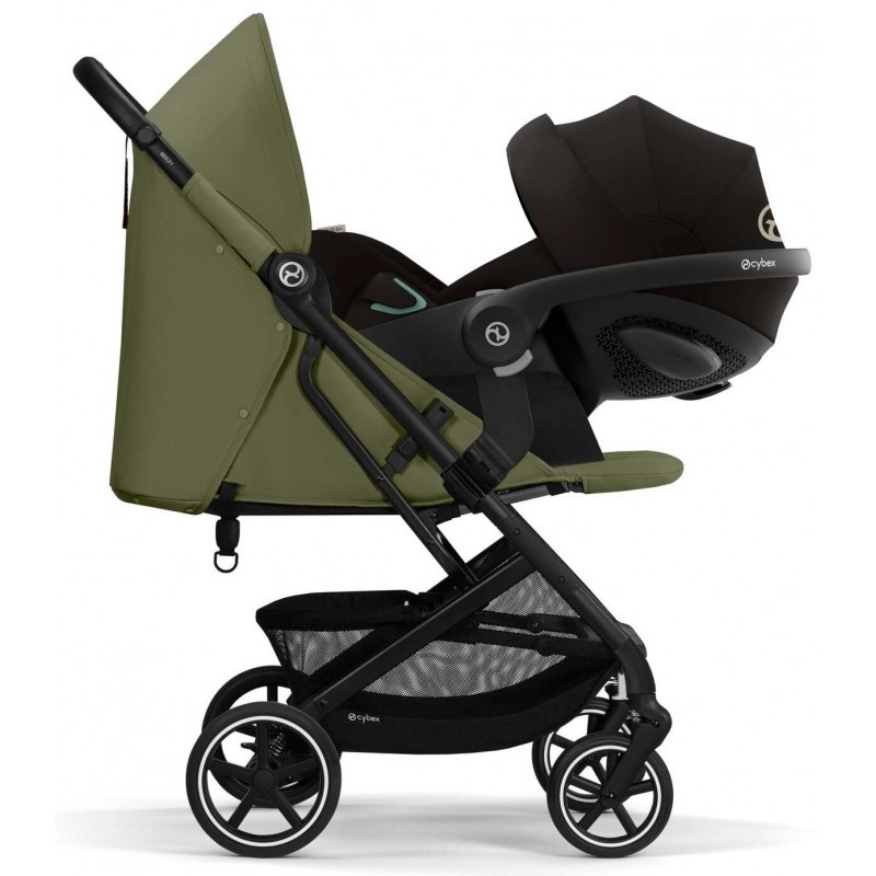 Прогулянкова коляска Cybex Beezy Moss Green (з бампером)