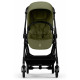 Прогулянкова коляска Cybex Melio Carbon Moss Green (з бампером)