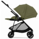 Прогулянкова коляска Cybex Melio Carbon Moss Green (з бампером)