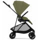 Прогулянкова коляска Cybex Melio Carbon Moss Green (з бампером)