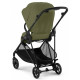 Прогулянкова коляска Cybex Melio Carbon Moss Green (з бампером)