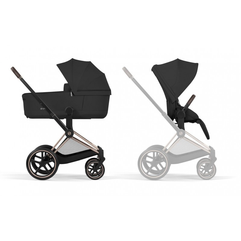 Універсальна коляска 2 в 1 Cybex Priam 2 в 1 RBA Sepia Black