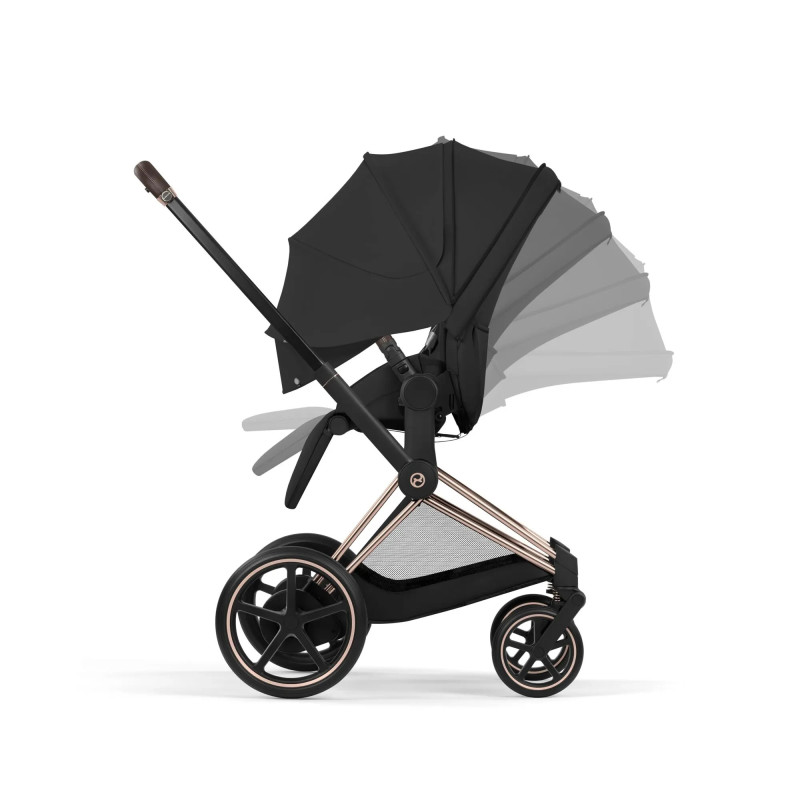 Універсальна коляска 2 в 1 Cybex ePriam 2 в 1 RG Sepia Black