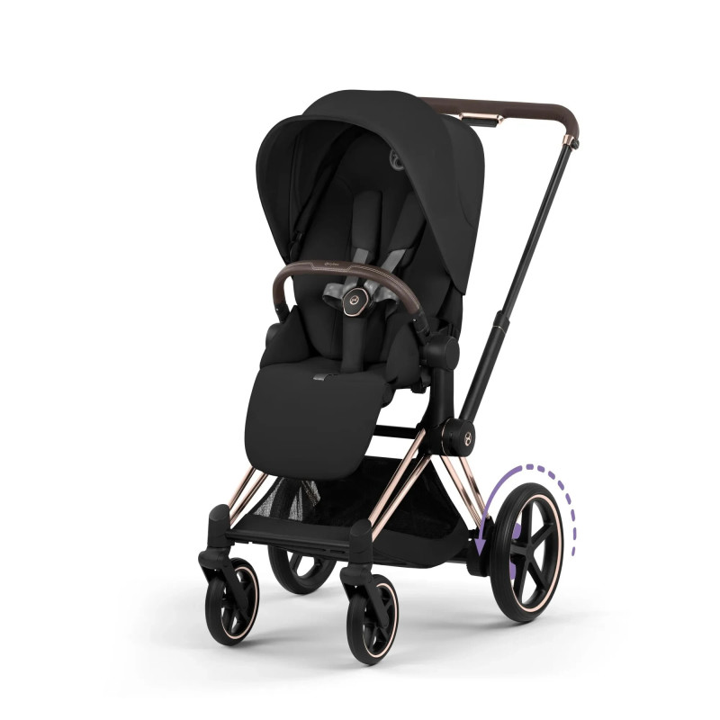 Універсальна коляска 2 в 1 Cybex ePriam 2 в 1 RG Sepia Black