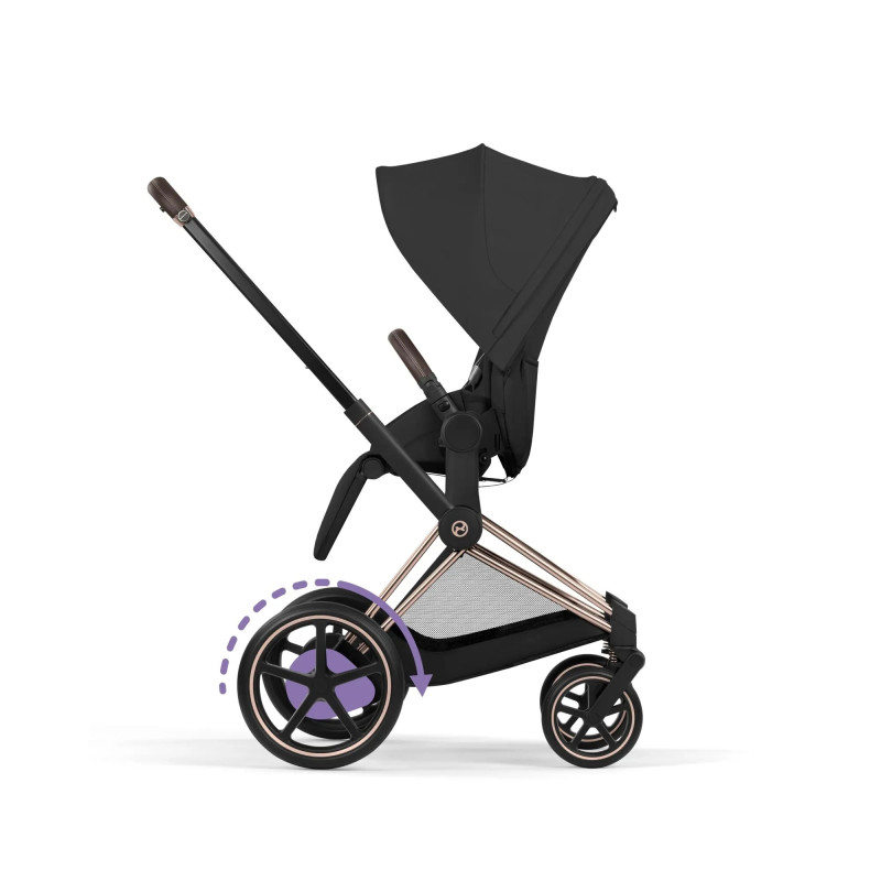 Універсальна коляска 2 в 1 Cybex ePriam 2 в 1 RG Sepia Black
