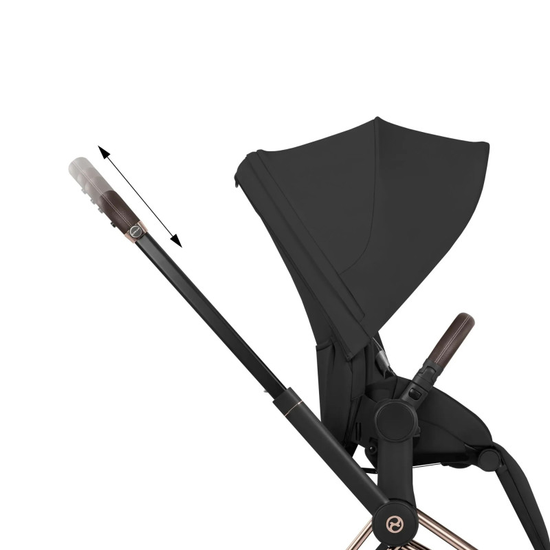Універсальна коляска 2 в 1 Cybex ePriam 2 в 1 RG Sepia Black