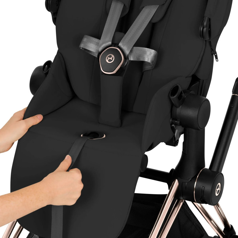 Універсальна коляска 2 в 1 Cybex ePriam 2 в 1 RG Sepia Black