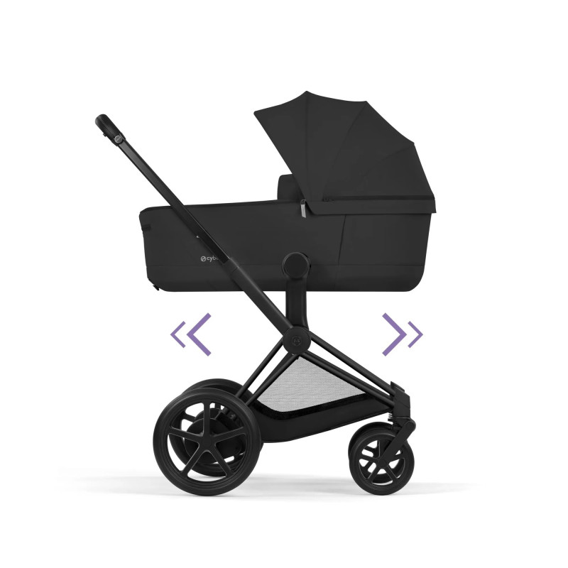 Універсальна коляска 2 в 1 Cybex ePriam 2 в 1 BLK Sepia Black