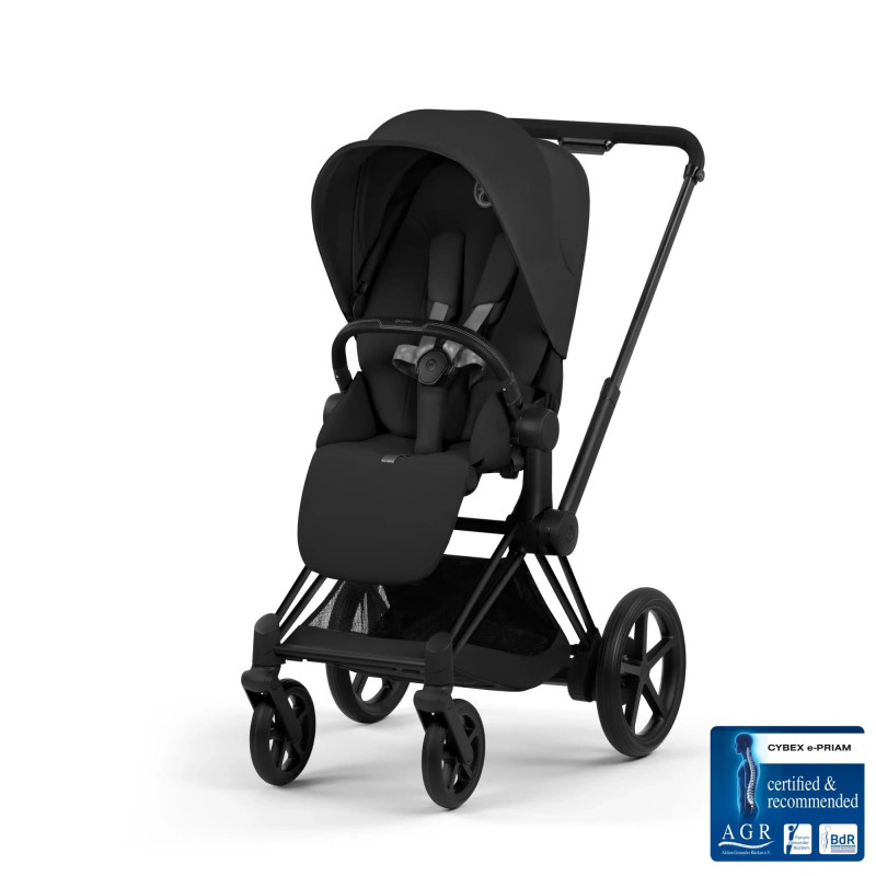 Універсальна коляска 2 в 1 Cybex ePriam 2 в 1 BLK Sepia Black