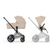 Універсальна коляска 2 в 1 Cybex ePriam 2 в 1 BLK Cozy Beige