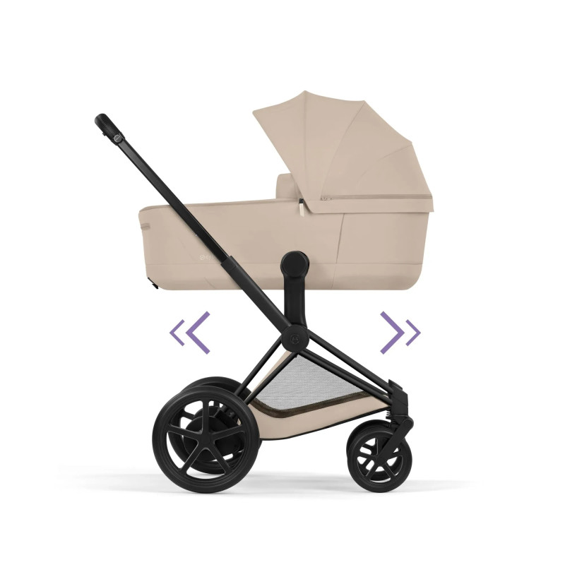 Універсальна коляска 2 в 1 Cybex ePriam 2 в 1 BLK Cozy Beige