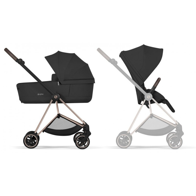 Універсальна коляска 2 в 1 Cybex Mios 2 в 1 RG Sepia Black