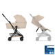 Універсальна коляска 2 в 1 Cybex Coya 2 в 1 BLK  Cozy Beige