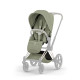 Чохол тканинний для прогулянкового блоку Cybex Priam Style Sage Green Чохол тканинний для прогулянкового блоку Cybex Priam Style Sage Green